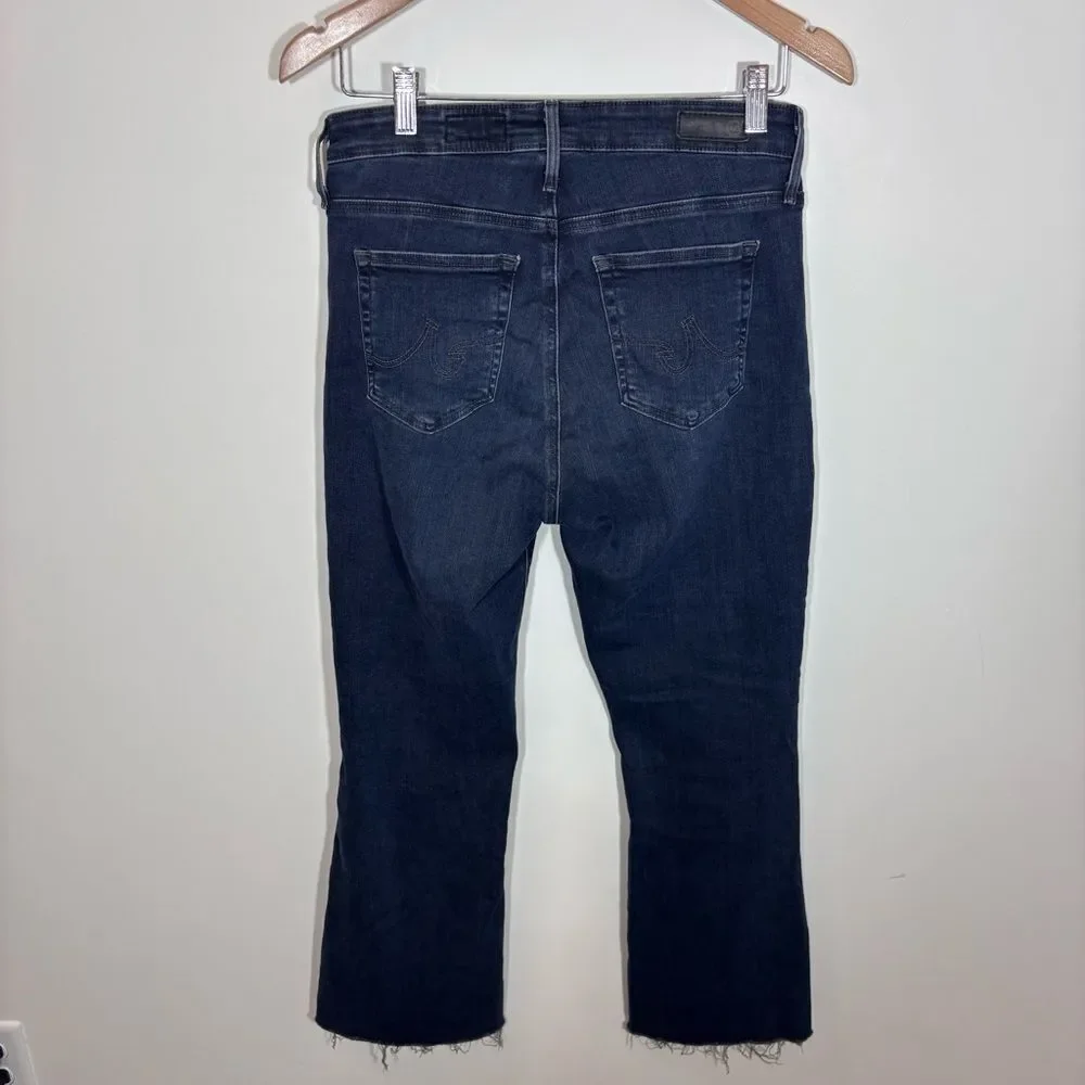AG Farrah Raw Hem Boot Crop Jeans Size 29 High Rise 27” inseam - Picture 5 of 13